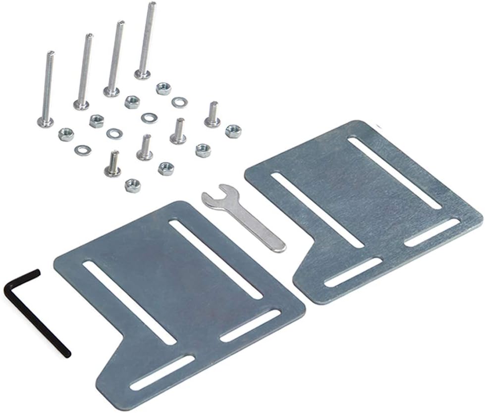 Hydraker 2Pcs Bed Frame Brackets Adapter Headboard Attachment Bracket Fit for Headboard Extra Heavy Duty
