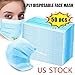 50 pcs Disposable Face Mask Safety Mask Dust for Medical Dental Salon & Personal Health, 3-Ply Ear Loop