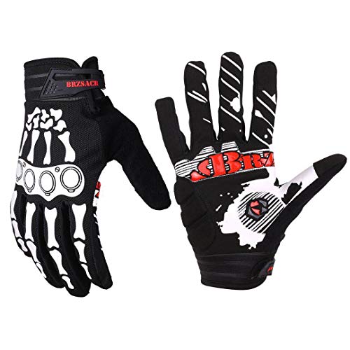 BRZSACR Unisex Bicycle Cycling Gloves-Mountain Bike Gloves Dirt Bike Gloves .Suitable for: Cycling, Climbing, Rock Climbing, Fishing, Racing and Other Outdoor Sports (Black, l) - Thumbnail 7