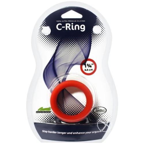 Tantus Advance Penis Ring, 1 3/4 Inch, Red image