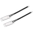 uxcell KSD9700 Thermostat, 50℃ Normally Open Temperature Switch Thermal Switch, N.O 5A Metal Temperature Controller 2pcs