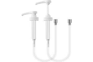 Gallon Jug Pump Dispenser with Soft Dip Tube Fit 38/400 Thread| Dispense 8cc with Each Stroke| Fit Most 5 Gallon or 1 Gallon 