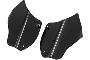 CARGLETRUE Heat Shield Deflector Saddle Seat Shields Fit for Harley Softail Fatboy Heritage Slim Springer Models 2000-2017