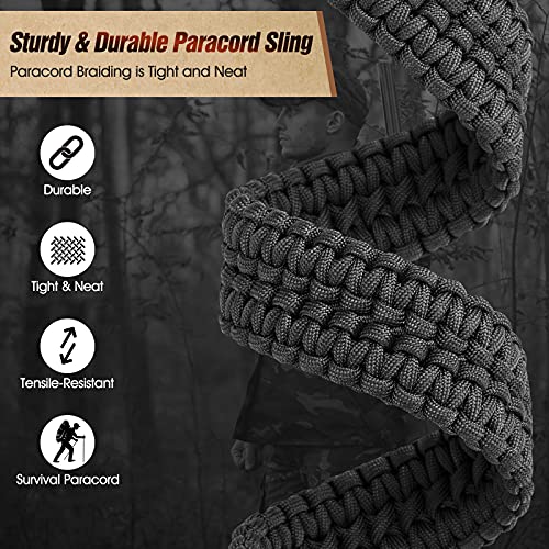 SOMA QD Sling with QD Sling Swivel Mounts, 2 Point Paracord Rifle Sling