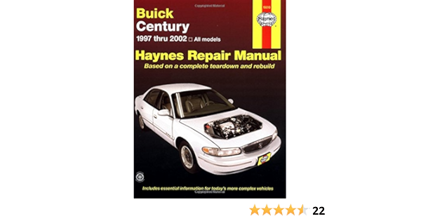 Buick Century 1997 Thru 2002 Haynes Repair Manuals Haynes 9781563924712 Amazon Com Books