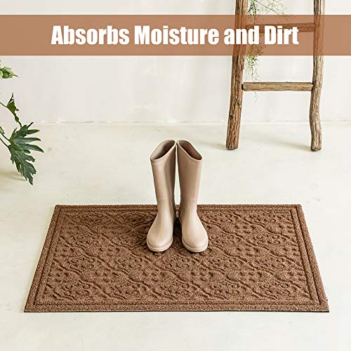 MAT 7BANQUET Outdoor Door Mat for Front Door 36 x 24 inch Mat Debris Mud Trapper