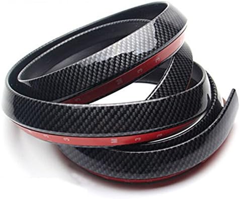 Sugo Racing JDM Carbon Fiber Black Front Bumper Lip Guard Protector Skid Air Dam 2x98"