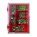 Eagle Claw LAZER 2X TREBLE KAHLE, gold swivels, red/clear case, 1 (SWVLASST1)