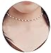 Fancymix Adjustable Chain Disc Imitation-Pearls Choker Necklace For Women Gold Tone
