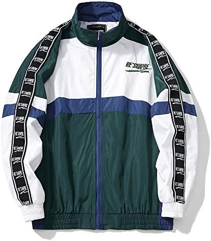Amazon ウィンドブレーカー ジャケット メンズ 長袖 おおきいサイズ ストリート系ファッション 秋 ダンス 衣装 韓国 ｈｉｐｈｏｐ ｂ系 アメカジ レディース ロゴ カジュアル 流行 Xl グリーン Green Mtou462jd コート ジャケット 通販