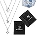 BlingGem CZ Necklaces for Women 925 Sterling Silver Necklaces Cubic Zirconia Pendant Birthday Anniversary Mothers Day Gift for Women Mom Wife