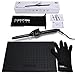 PARWIN PRO Hair Curling Iron 3/4 Inch Professional Curling Wand with Auto Off and Cool Tip for All Hair Types, Tourmaline Ceramic Curling Iron, Black