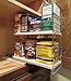 Vertical Spice - Sliding Spice Rack - Pull Out Spice Rack for Inside Cabinets, Sliding Shelves, Rack for Kitchen Cabinets - Made in USA - 2 Tier - 10.6