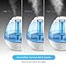 Cool Mist Humidifier - Ultrasonic Humidifiers Air Humidifiers for Bedroom, 1 Gallon Mist Humidifiers with Quiet High Mist Output, Multi Mist Levels, Various Night Lights, ETL Approved, Filter Free