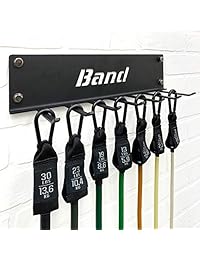 Multi-Purpose Gym and Stackable Resistance Bands Storage Hanger Heavy Duty Gym Rack for Resistance Bands, Resistance Bands Accessories Lifting Belts, Chains, Jump Ropes (mounting Hardware Included)