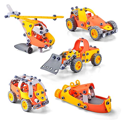 HAPISIMI Kids STEM Educational DIY Building Kit for 8, 9, 10 Year Old