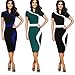 Womail Women Vintage Business Casual Party Pencil Sheath Dress