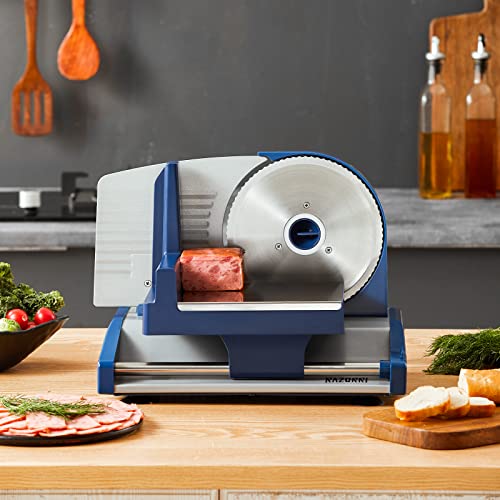 Razorri Electric Food Slicer, Meat & Deli Food Slice, 2 Shapes
