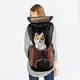 OSIR Dog or Cat Pet Carrier Backpack Soft And Convenient Available for Airplane Travel or Outdoor Activities