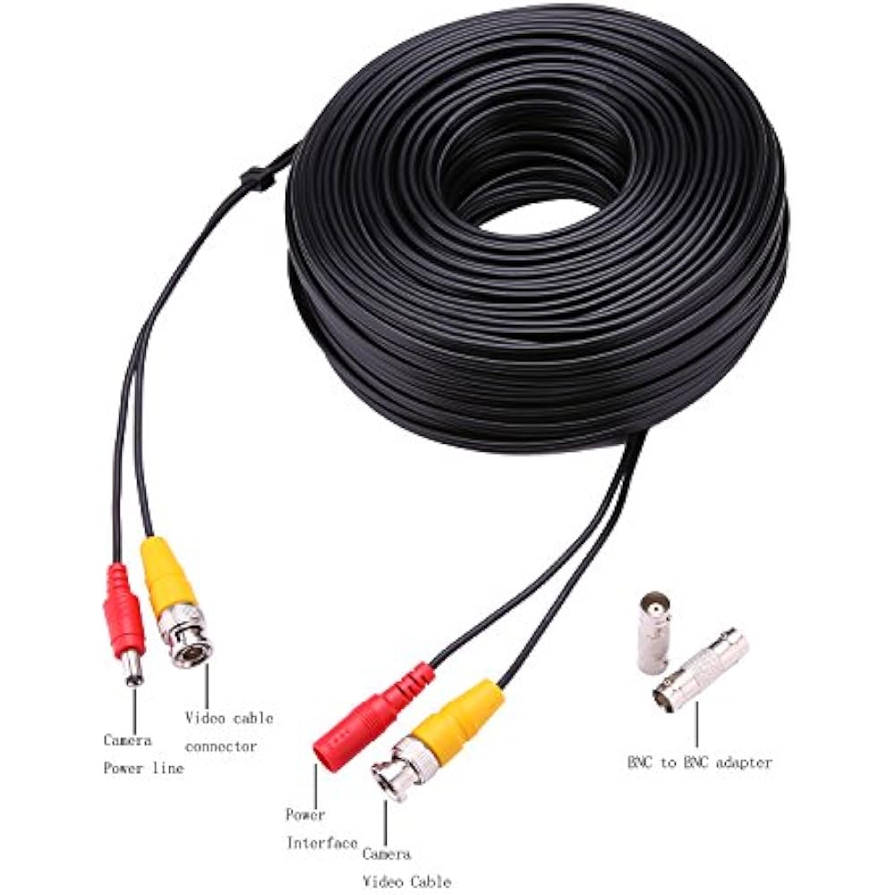 200ft All-in-One Siamese BNC Video And Power Security