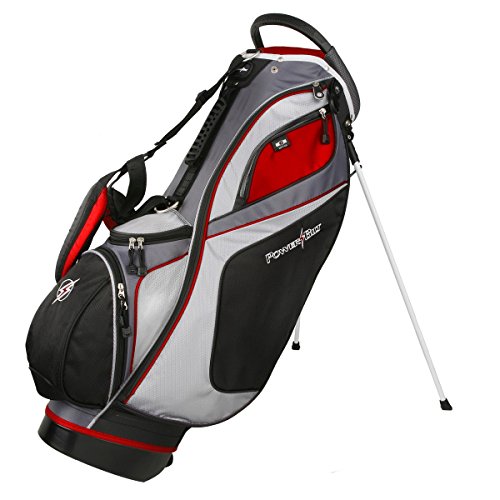 Bolsa Con Soporte Para Palos De Golf  Powerbilt  Negro Rojo