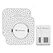 Tenswall Wireless Doorbell Waterproof Door Bell Kit - 1000 Feet Operating, 55 Chimes, 5 Level Volume, LED Indicator, 2 Push Button Transmitter & 2 Plug-In AC Receiver (No Batteries Required) - White
