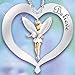 Ginger Lyne Collection Fairy Pendant Necklace Winged Angel Heart for Women