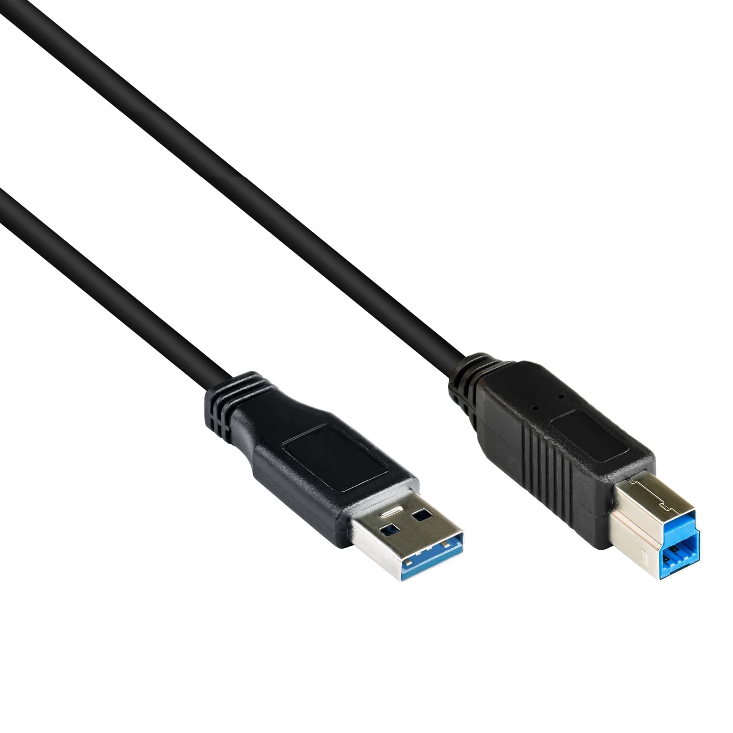 Good Connections 2510 SP-LAMP-025 Port/USB 2.0 Male A to B Printer Cable 0.25 m grey black Black 1,80 m — image 1