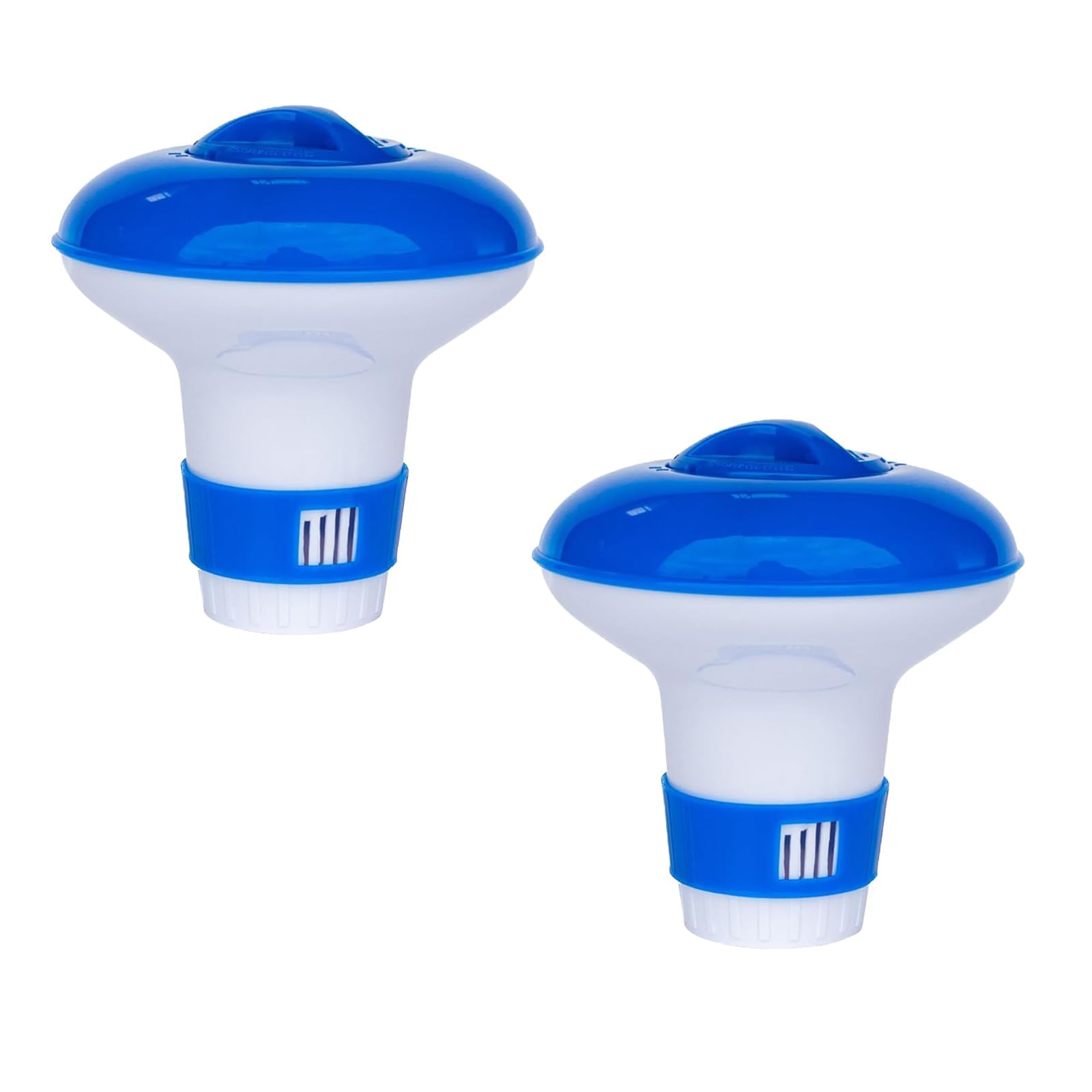 2 Pcs Hot Tub Chlorine Dispenser Floater, Adjustable Chlorine Dispenser for All Spa, Hot Tub, and Water Park Swimming Pools