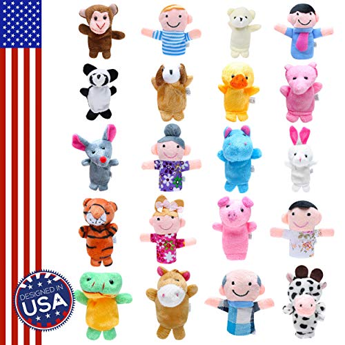 20 Easter Egg Toys Surprise with Fun Finger Puppets Inside Animal