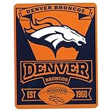NFL Marquee Logo Lightweight Fleece Blanket (Denver Broncos)