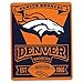 NFL Marquee Logo Lightweight Fleece Blanket (Denver Broncos)