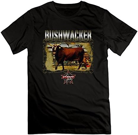 TNYD Man's PBR Professional Bull Riders Bushwacker Cow Boy Tshirt Black M