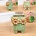 ROSE CREATE 6 Pcs 2.75 Inches Mini Ceramic Succulent Plant Pots (Green)