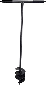Easy Shopping 110cm Heavy Duty Steel Post Hole Digger Fence Auger T-Handle view 2