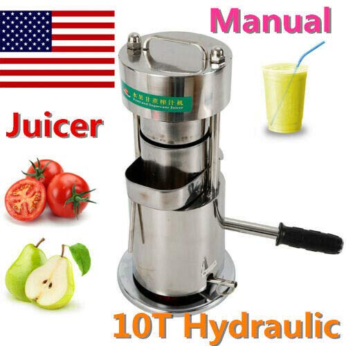 Buy 10T Manual Stainless Steel Hand Press Hydraulic Fruit Sugar Cane Juicer Sugarcane Juicer