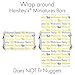 Yellow Elephant Welcome Baby Mini Chocolate Candy Bar Wrapper Labels, Party Favor Stickers - 45 Count