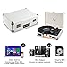 Vinyl Stereo White Record Player 3 Speed Portable Turntable Suitcase Built in 2 Speakers RCA Line Out AUX Headphone Jack PC Recorderthumb 3