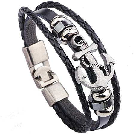 Handmade Infinity Inspirational Tree of Life Cross Wings Leather Friend Charm Friendship Birthday Jewelry Gift Leather Bracelet for Girl Women