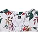 TrendiMax Women Casual Split V Neck Cuffed 3/4 Sleeve Floral Printed Blouses Tops ( 8 Floral Pattern)