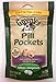 GREENIES Pill Pockets Soft Dog Treats, Grain Free Duck & Pea, Tablet (6 Packages of 2.6 oz)