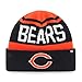 '47 NFL Chicago Bears Rift Cuff Knit Beanie, One Size, Orange