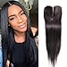 Unice Hair Peruvian Straight Hair Lace Closure Middle Part Unprocessed Virgin Human Hair 4x4 Swiss Lace Closure 1 Piece (12inch)