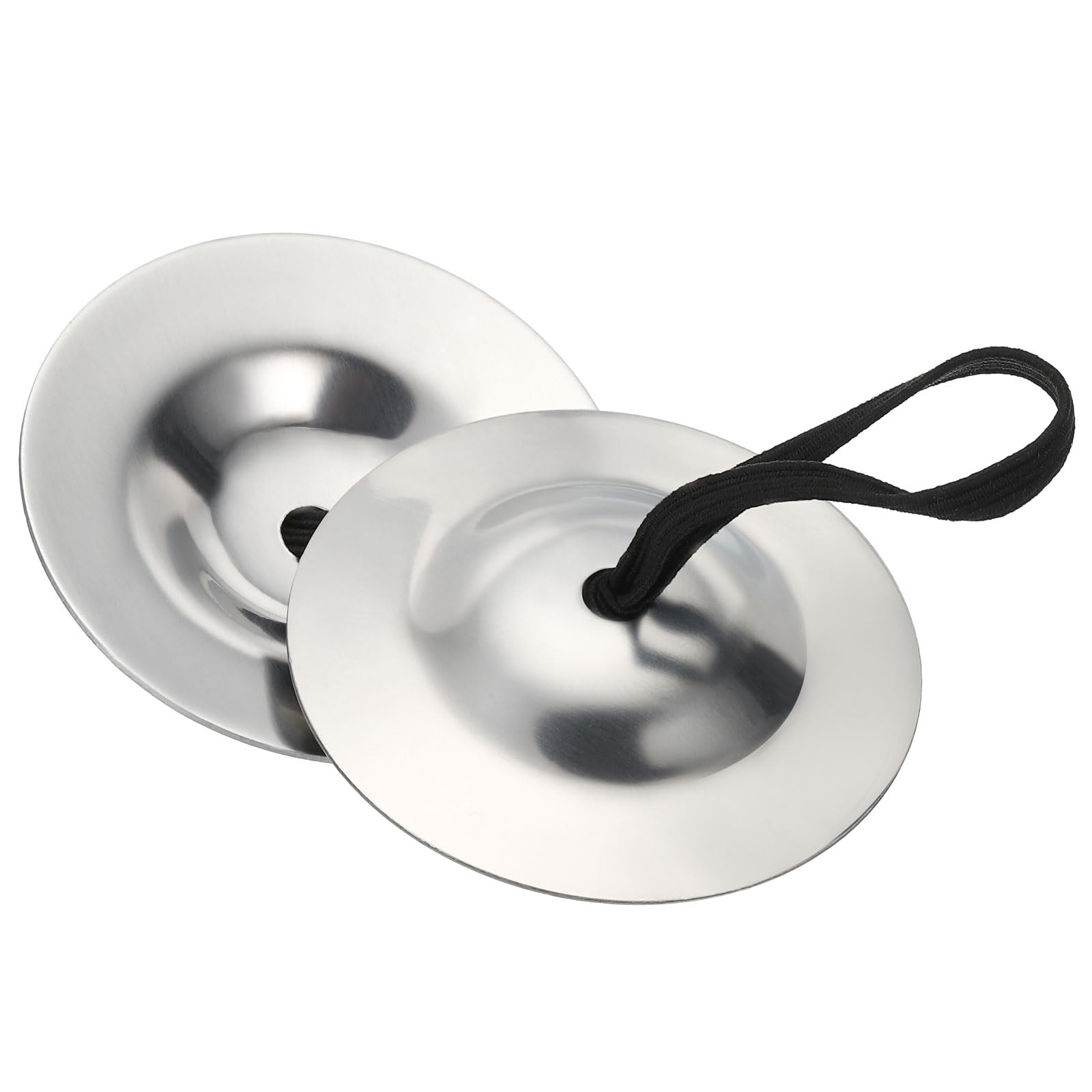 PATIKIL Finger Cymbal, 1 Pair Belly Dancing Finger Zills Brass Hand Cymbals Small Musical Instrument for Dancer Party