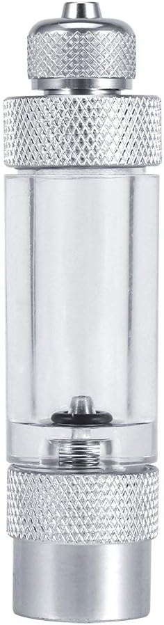 Fdit Aquarium Water Plant Co2 Bubble Counter Single Head Non-Return Bubble Counter Fish Tank Tool (3.1 * 0.8Inch)
