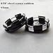 Hanway 4 pcs 2.52“emblem black logo jeep emblem 64mm Wheel Center Caps Hubcaps For Jeep Grand Cherokee / Jeep Wrangler Rubicon / Liberty