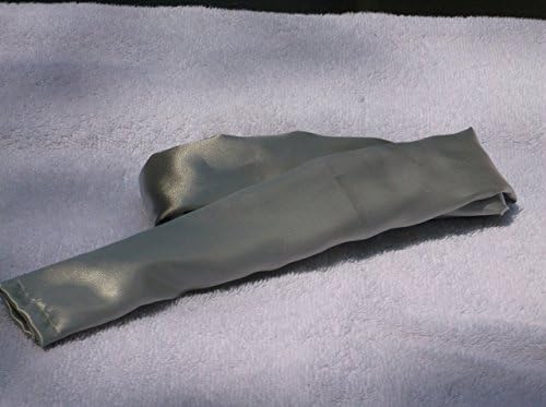 Cord Cover Silver Satin Fabric Handmade 100 Sizes Available