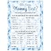 DISTINCTIVS Who Knows Mommy Best - Blue Boy Baby Shower Game - 20 Cards