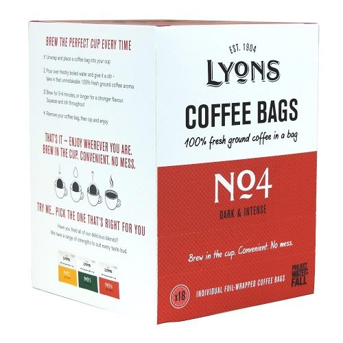 5011667883351 EAN Lyons Gourmet Italian Coffee Bags 125g UPC Lookup