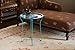 Atlantic urbSPACE Metal Side Table - Stylish Folding Tray Table, Sturdy Steel Construction with Wear-Resistant Powder Coating, PN in Capri Breeze